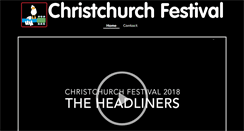 Desktop Screenshot of christchurchfestival.co.uk